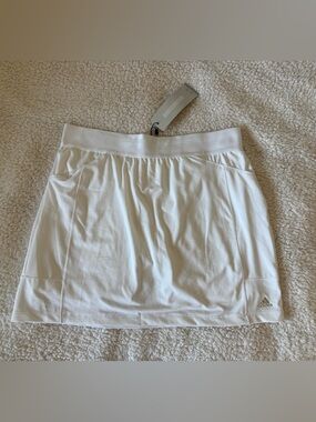 Adidas White Rangewear Golf Tennis Pickleball Skort Sz S NWT